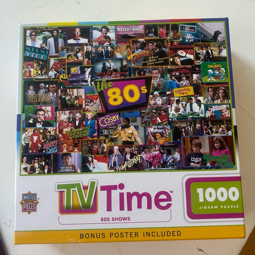 TV Time 80s Shows Jigsaw Puzzle